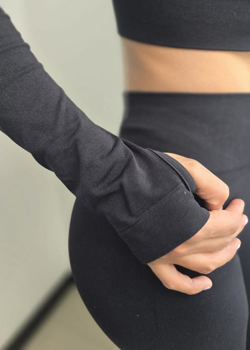 Crop Top Deportivo VeBa de Manga Larga